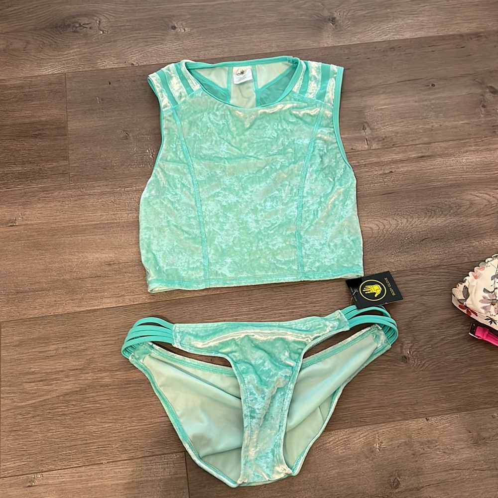 Velvet swimsuit